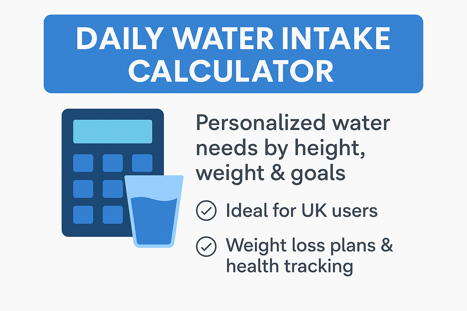 Daily Water Intake Calculator