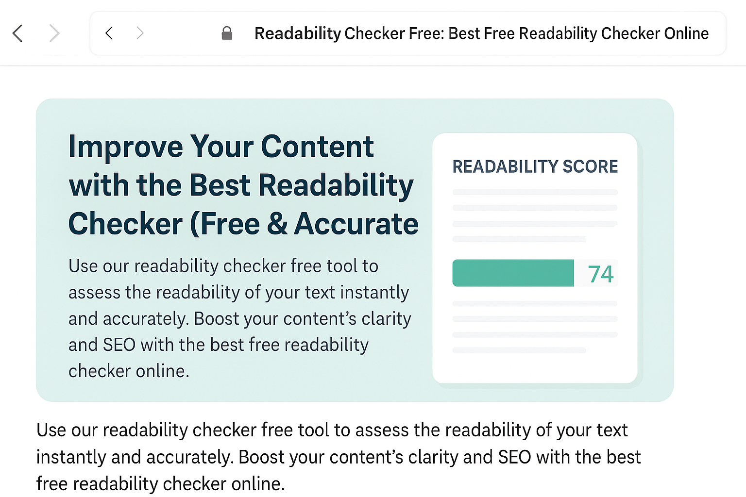 free-readability-checker-tool