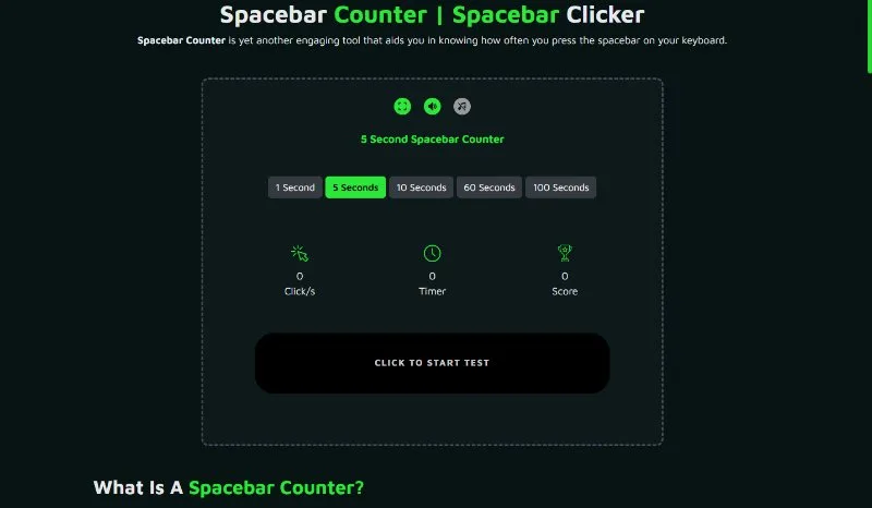 spacebar clicker tools