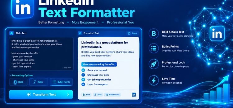 linkedin text formatter