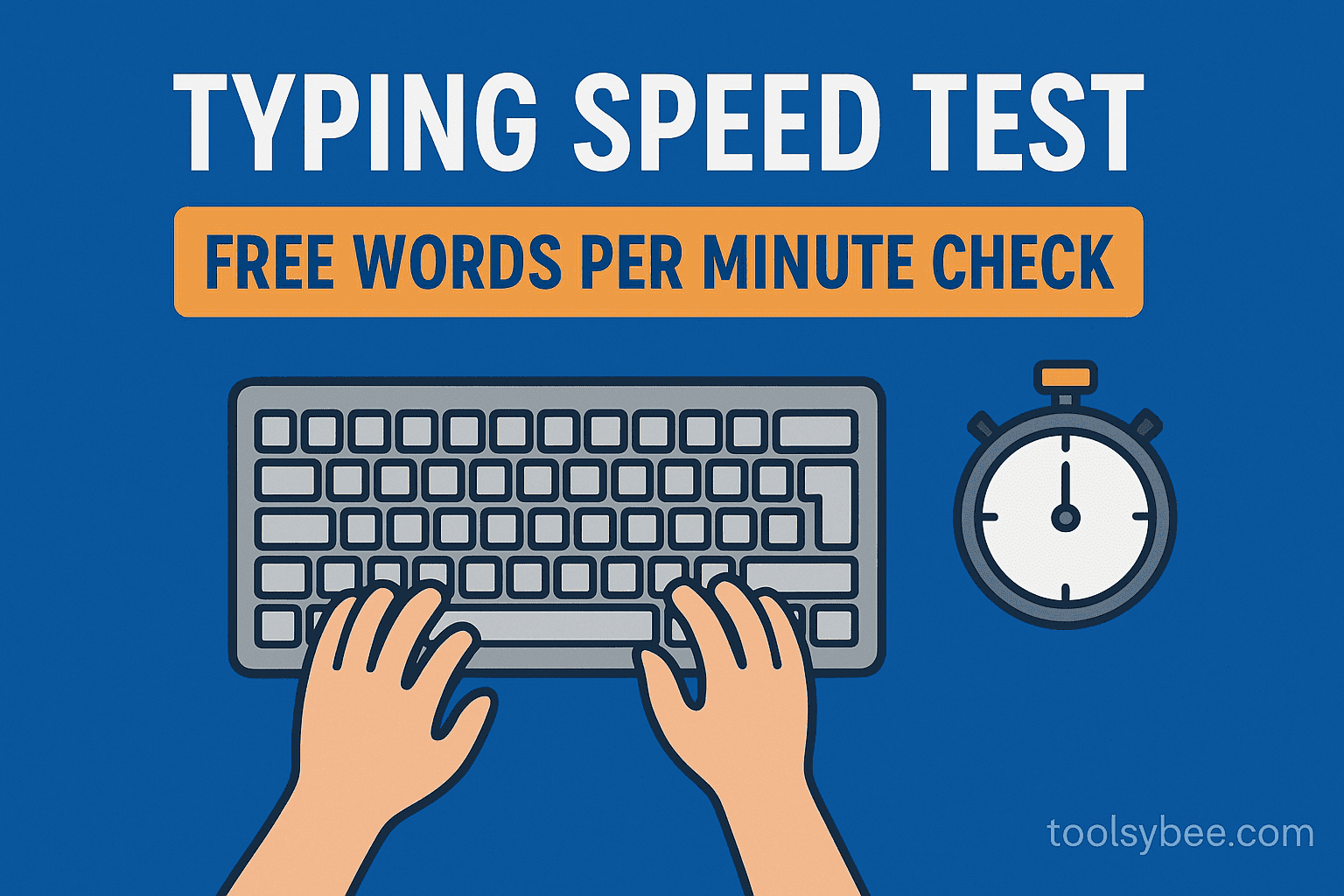 Typing Speed Test | Free Words Per Minute Check - Tool Sy Bee
